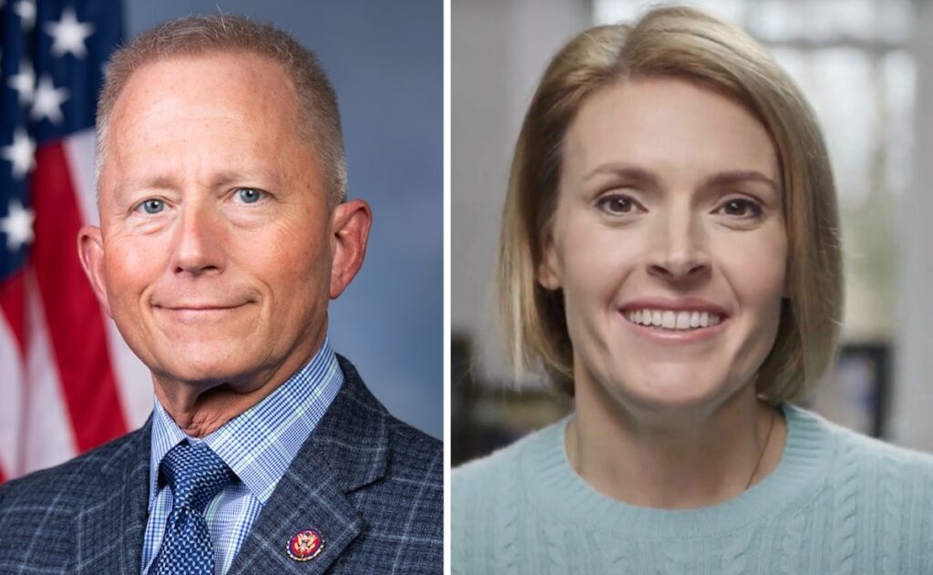 amy kennedy serious Rep. Jeff Van Drew of New Jersey (left) and Amy Kennedy
