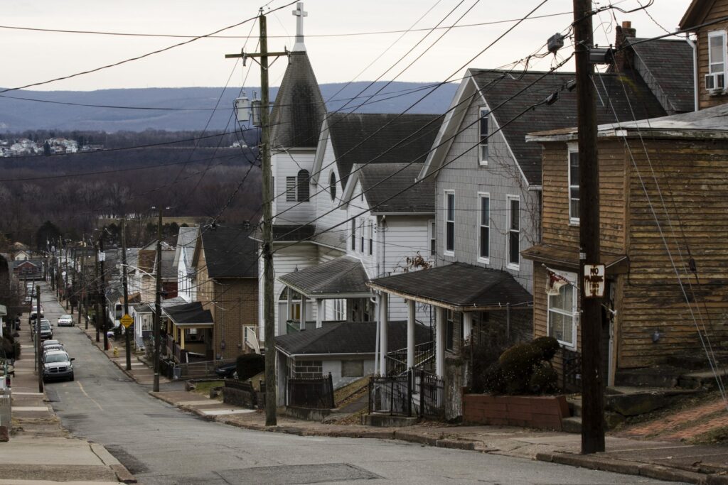 luzerne_county_street-1920×1280 A residential street in Plymouth, Pa. Luzerne County. (Matt Rourke/AP Photo)