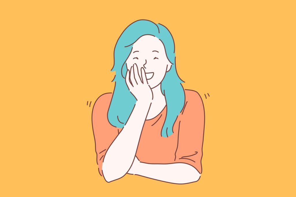 main bigstock-Laugh-Joke-Smile-Concept-Yo-325319890 Many people experience inappropriate, uncontrallable laughter during really intense situations, when things aren't very funny. Turns out, that this is a type of emotion regulation at work. (LogotypeVector / Big Stock Photo)