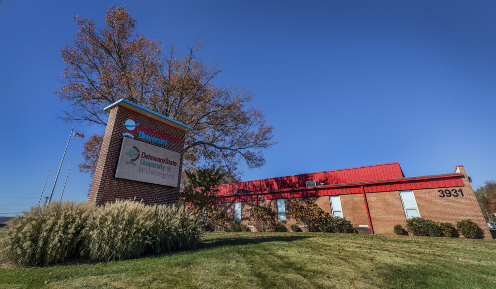 111020_DSUKirkwood_KRG_0019 Delaware State University is converting part of its adult education campus into a COVID-19 testing lab. (Courtesy of New Castle County)