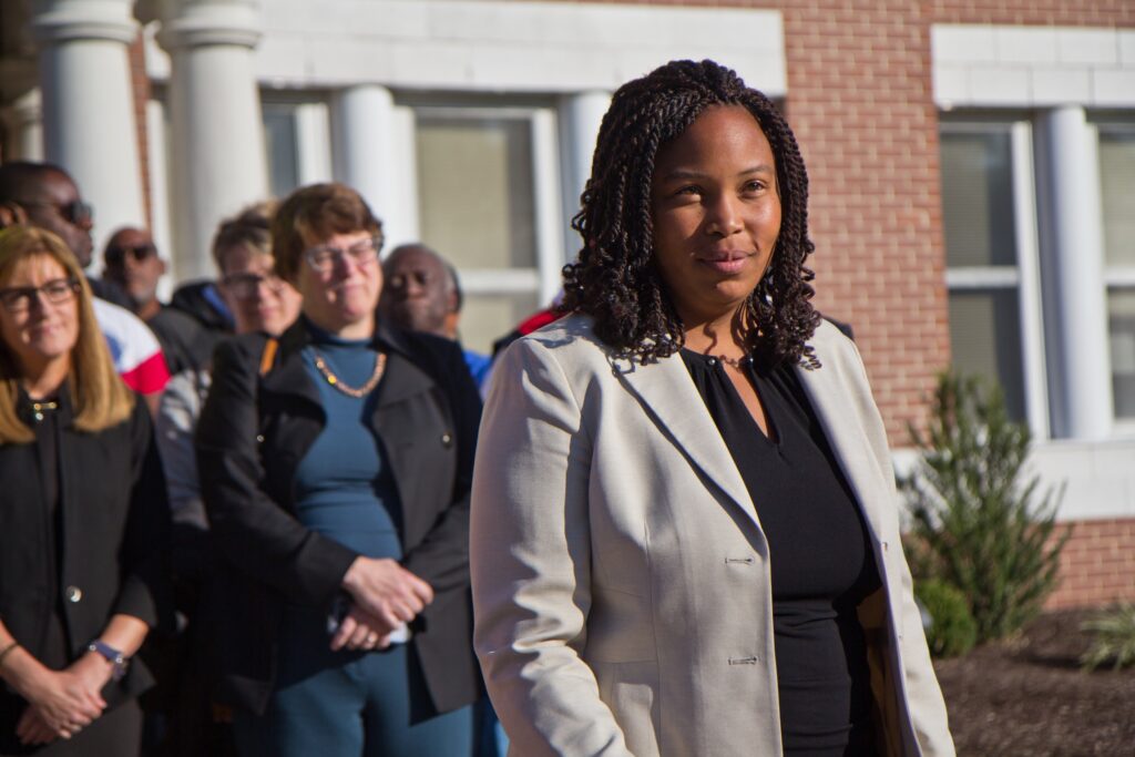 Delaware County Council Vice Chair Monica Taylor (Kimberly Paynter/WHYY) Delaware County Council Vice Chair Dr. Monica Taylor (Kimberly Paynter/WHYY)