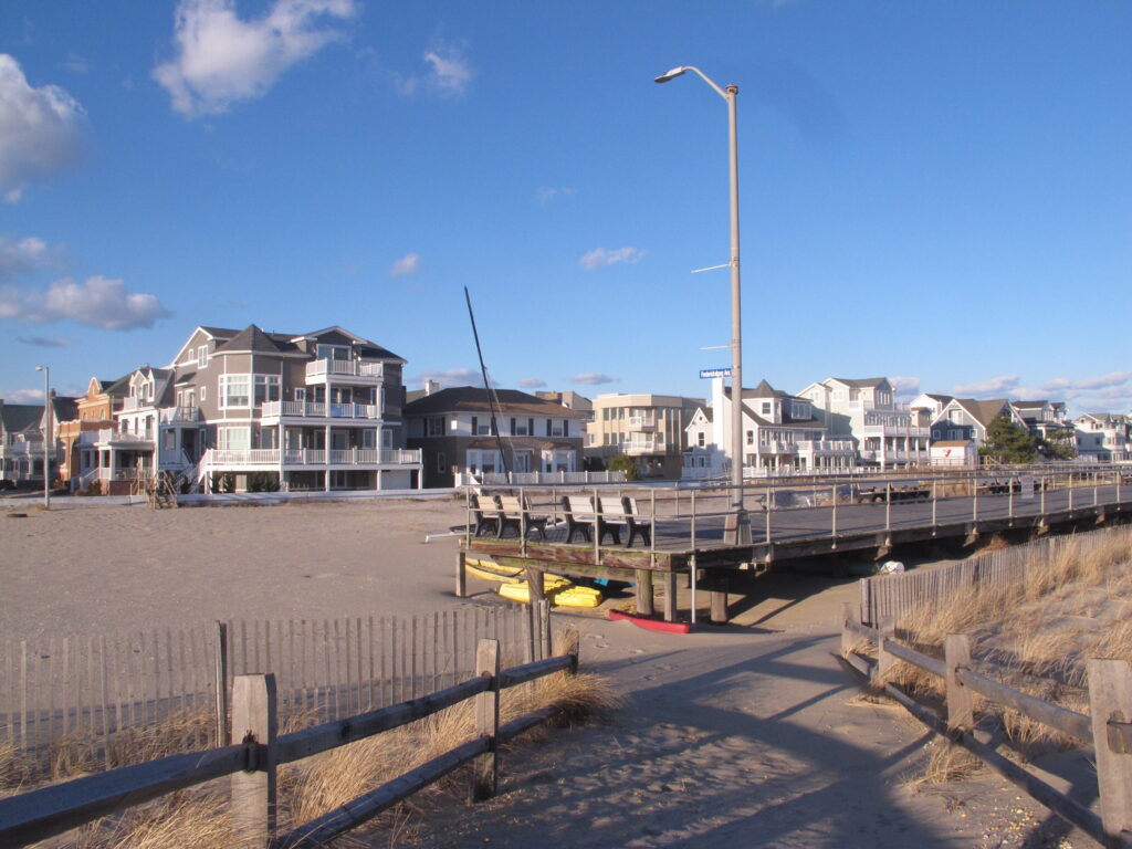 Margate Boardwalk FILE - This Jan. 16, 2020 file photo shows the end of the Ventnor, N.J. boardwalk as seen from Margate, N.J., where a group of residents want the city to build its own boardwalk. Voters rejected the proposal on Nov. 3. (AP Photo/Wayne Parry, File)