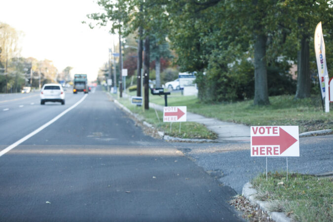 Election Day in Cherry Hill, N.J. (Miguel Martinez for WHYY)