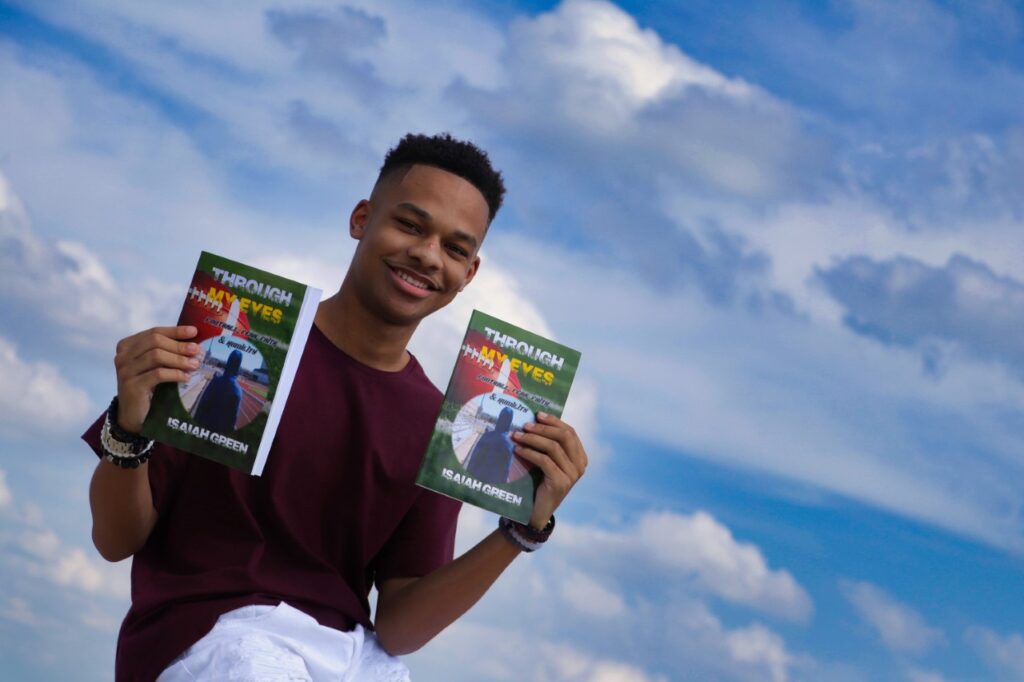 IsaiahGreen2 Glassboro native Isaiah Green wrote a book detailing his experience surviving the shooting that happened at a Pleasantville High School football game one year ago. (Photo by Kyle J. Pernell)