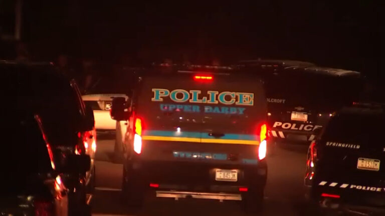 A police vehicle in Upper Darby, Pennsylvania. (NBC10)