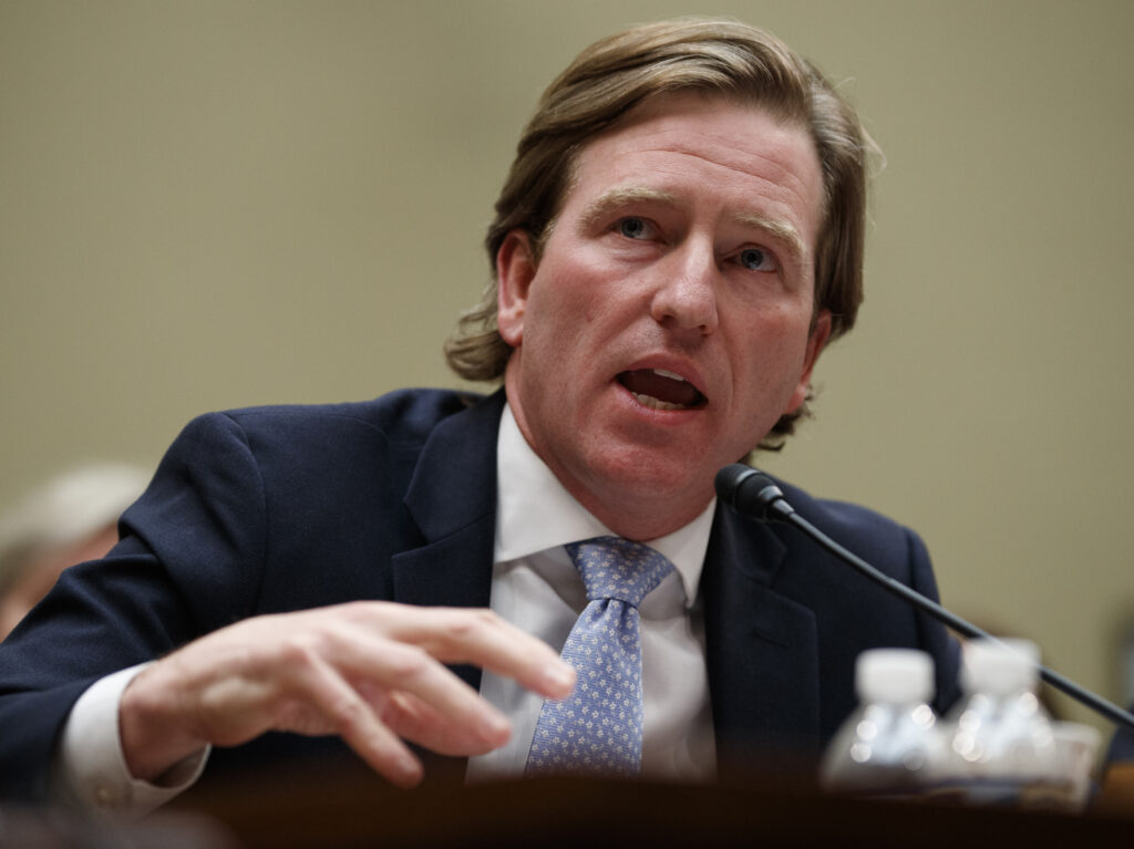 Department of Homeland Security Cybersecurity and Infrastructure Security Agency Director Christopher Krebs seen on Capitol Hill last year. (Carolyn Kaster/AP Photo)