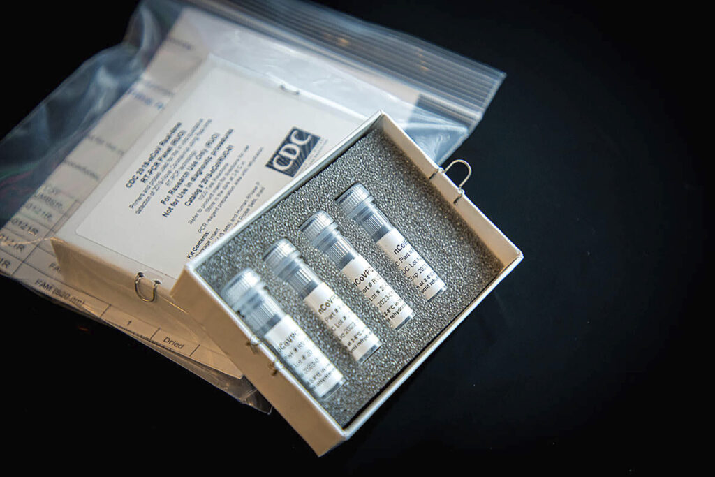 The CDC's laboratory test kit for the new coronavirus