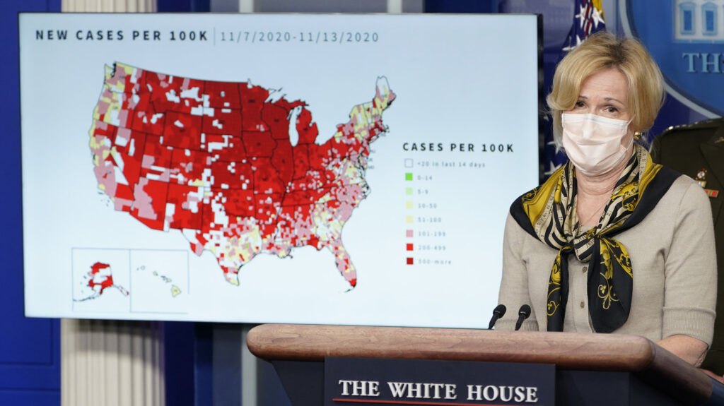 Deborah Birx Dr. Deborah Birx, the White House's coronavirus response coordinator, speaks during a briefing with the coronavirus task force