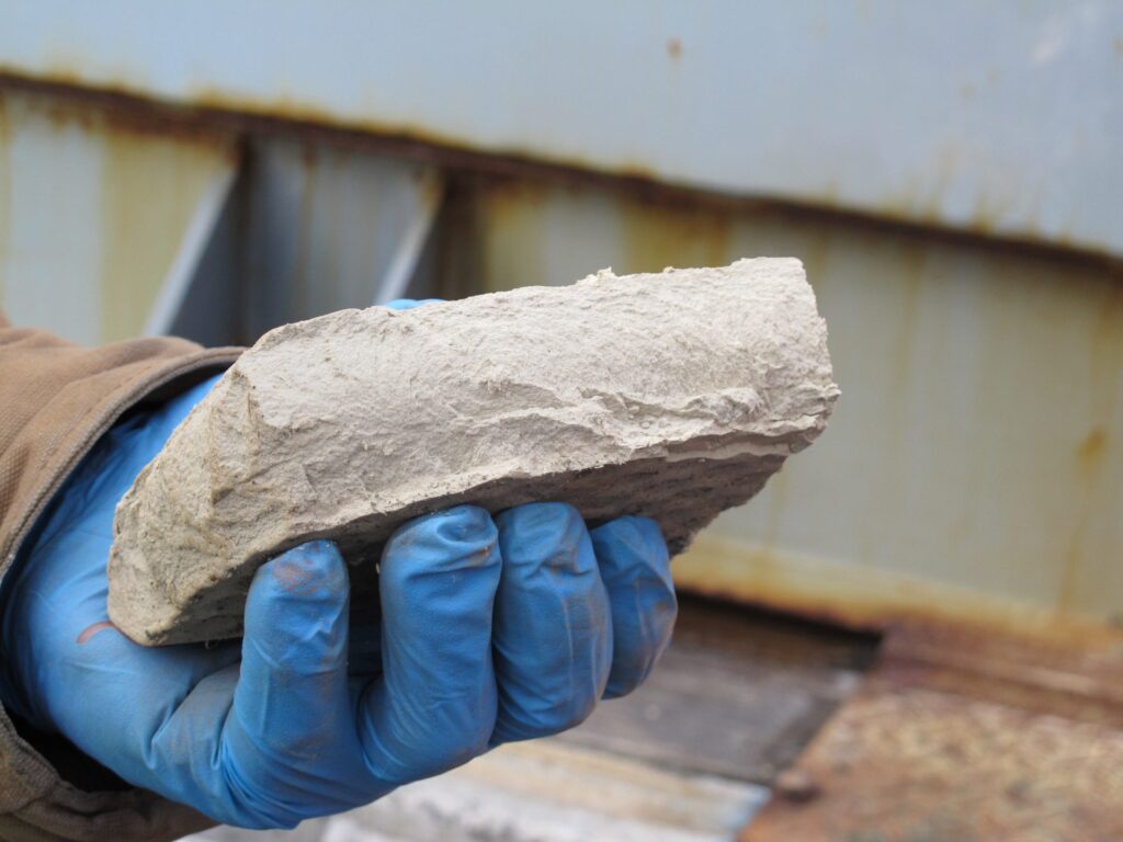 brick_waste_SIPA_112520 A brick of solid waste remains after frack water is recycled.