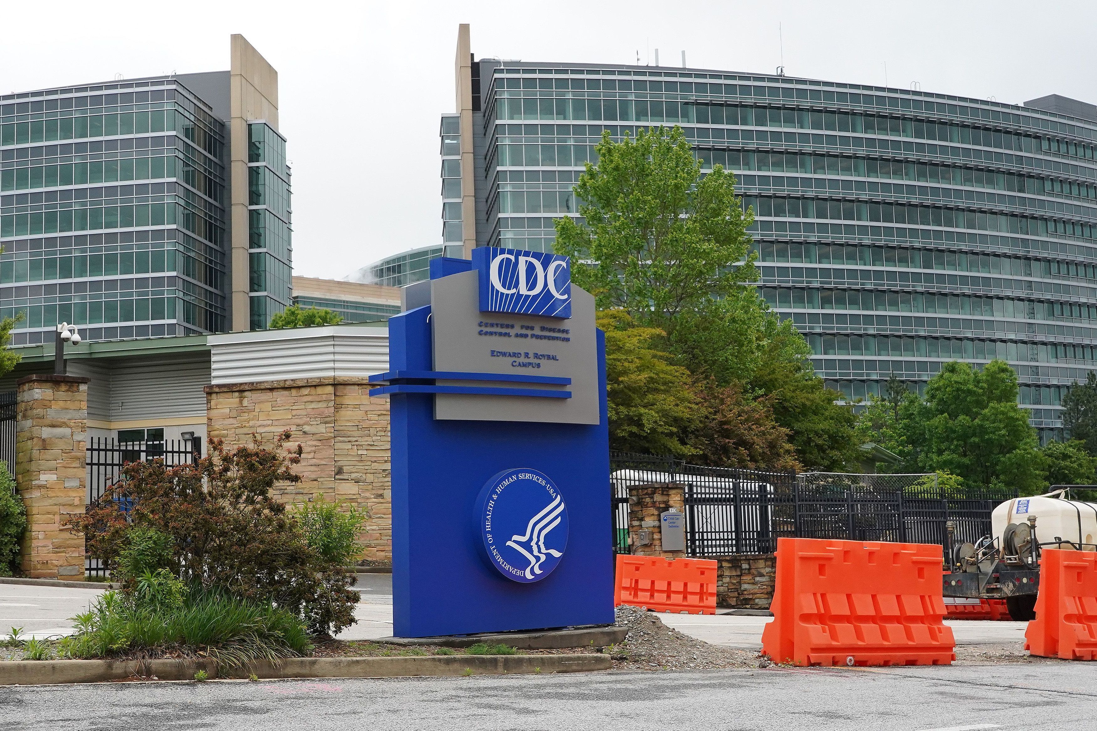 A general view of the Centers for Disease Control headquarters