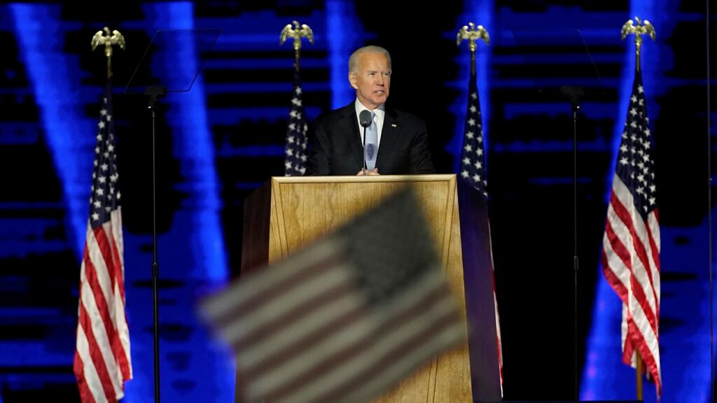There are a lot of lessons from this election, and given the results, governing won’t be easy for President-elect Joe Biden. Biden gives a victory speech in Wilmington