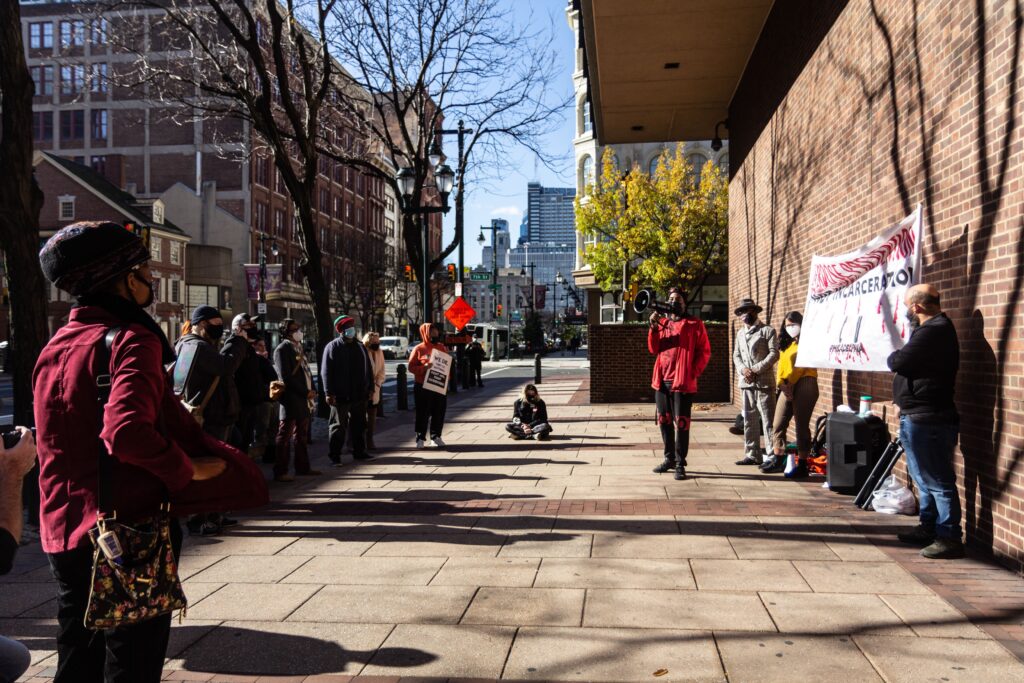 safehouse_rally_KP_111620_01 Supporters of Safehouse, Philadelphia’s proposed supervised injection site, rally outside the federal courthouse