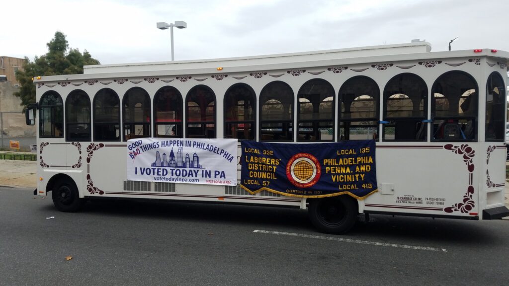 voter_express_trolley_election_day_110220 Voters can catch a free trolley ride to their polling location this Election Day
