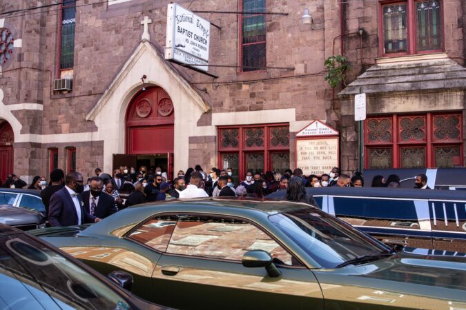 Mourners gathered in North Philadelphia to say goodbye to Walter Wallace Jr.