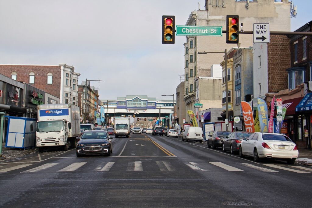 The 52nd Street commercial corridor in West Philadelphia