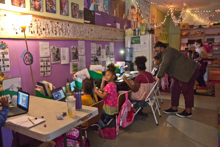 Classroom in North Philadelphia. (Kimberly Paynter/WHYY)