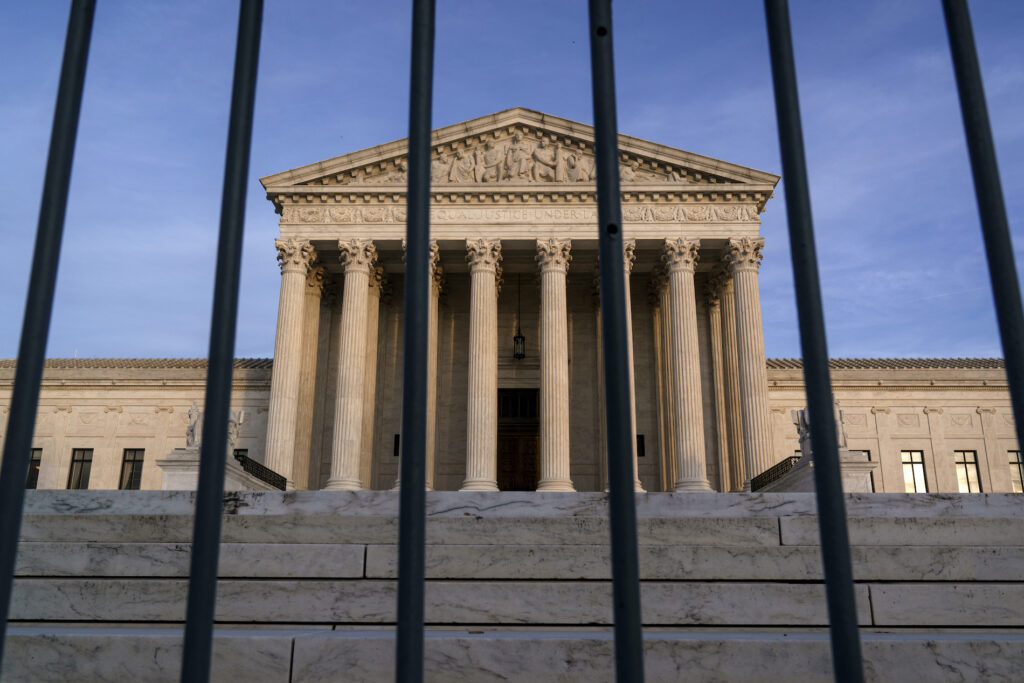 Election 2020 Supreme Court The Supreme Court is seen in Washington, Thursday afternoon, Nov. 5, 2020. (AP Photo/J. Scott Applewhite)