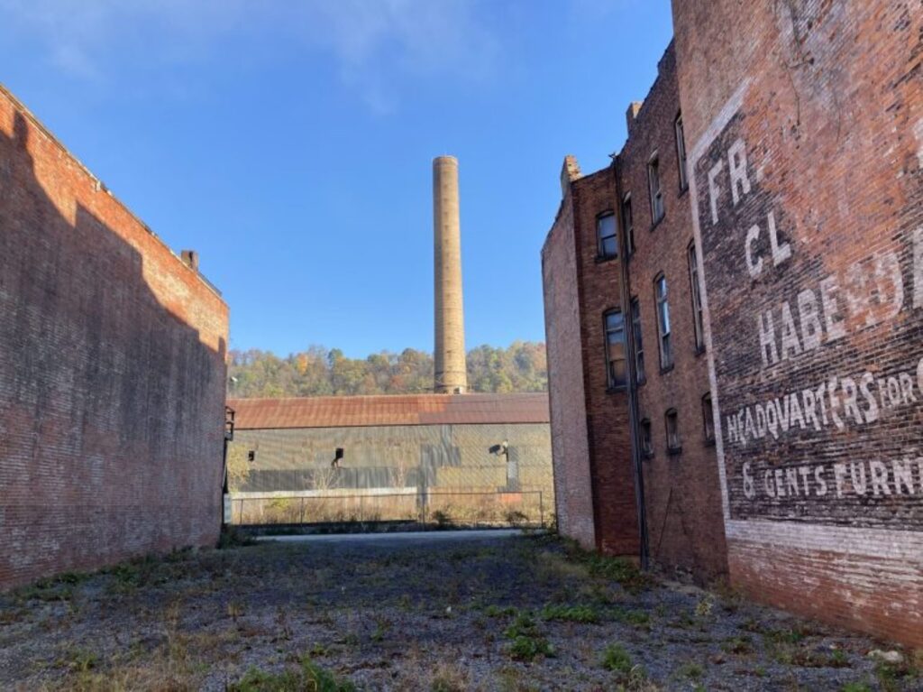 Coke-works-from-street-scaled-1920×1439 The coke plant along the Monongahela River, viewed from Monessen’s downtown.