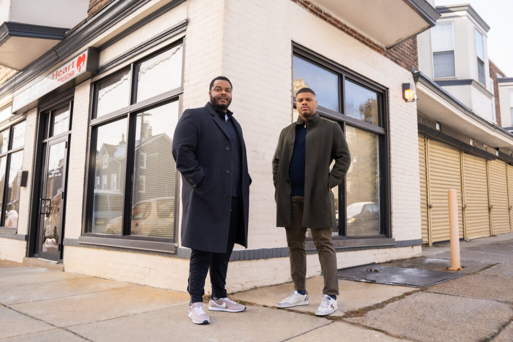 Bryheim Murray and Kyle Easley, partners and owners of BKP Development Group. (Photo by Ritchie King)