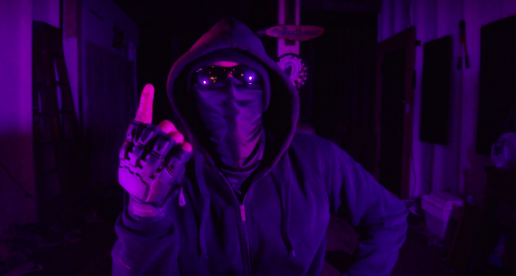 Screen Shot 2020-12-01 at 7.05.13 PM Damien J. Wallace, playing Underground Man in EgoPo’s production of “Underground.”