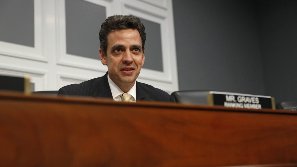 Then-Rep. Tom Graves, R-Ga., pictured in April 2019, has been working on a bipartisan commission tasked with fixing Congress. And they came up with a slate of recommendations. (Patrick Semansky/AP Photo)
