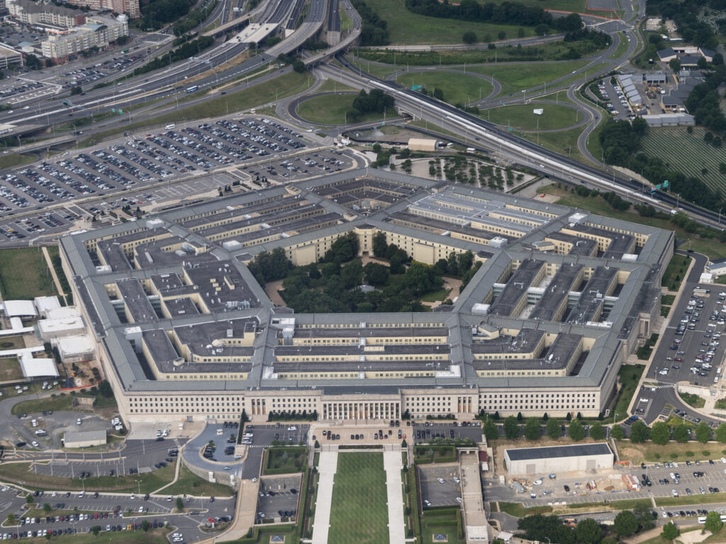Aerial view of the Pentagon on Tuesday, June 30, 2020. (Photo By Bill Clark/CQ-Roll Call, Inc via Getty Images)
