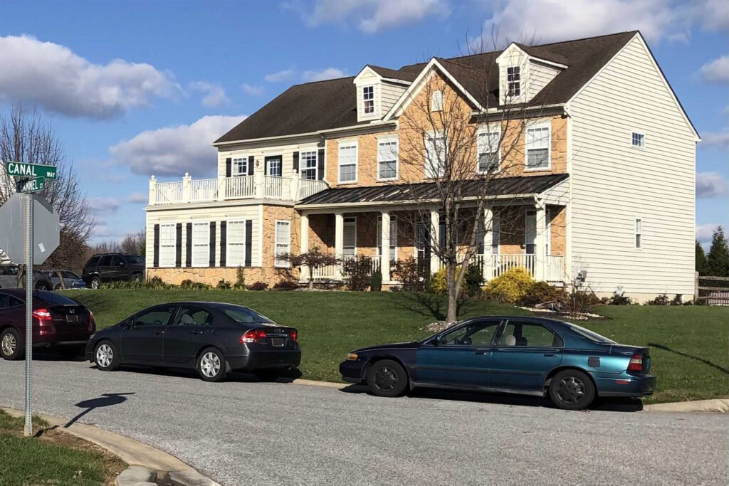 housedelaware-channelandcanal Residents of the Bay Pointe neighborhood in Newark, Del. are complaining about church services taking place in a single-family home. They say the church is not following physical distancing requirements. (Courtesy of Eric Morrison)