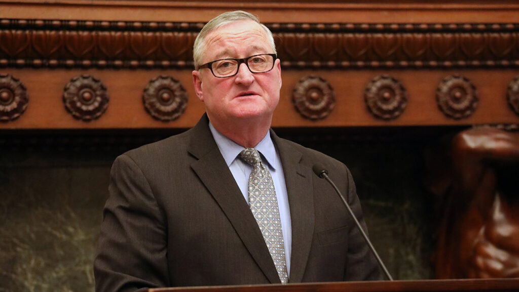 jim_kenney__samantha_madera_city_of_phila Philadelphia Mayor Jim Kenney speaks at a press conference