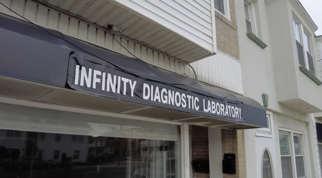nbc10-jerseyshore The FBI raided Infinity Diagnostic Laboratory in Ventnor. (NBC10)