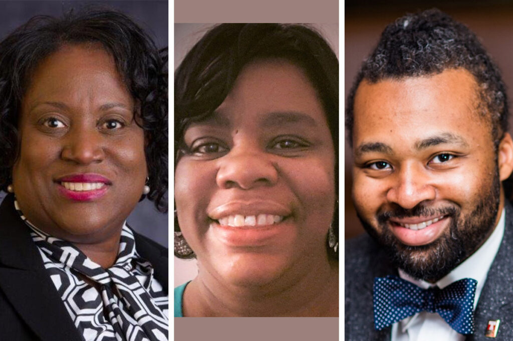 Lisa Salley, Cecelia Thompson, and Reginald Streater.