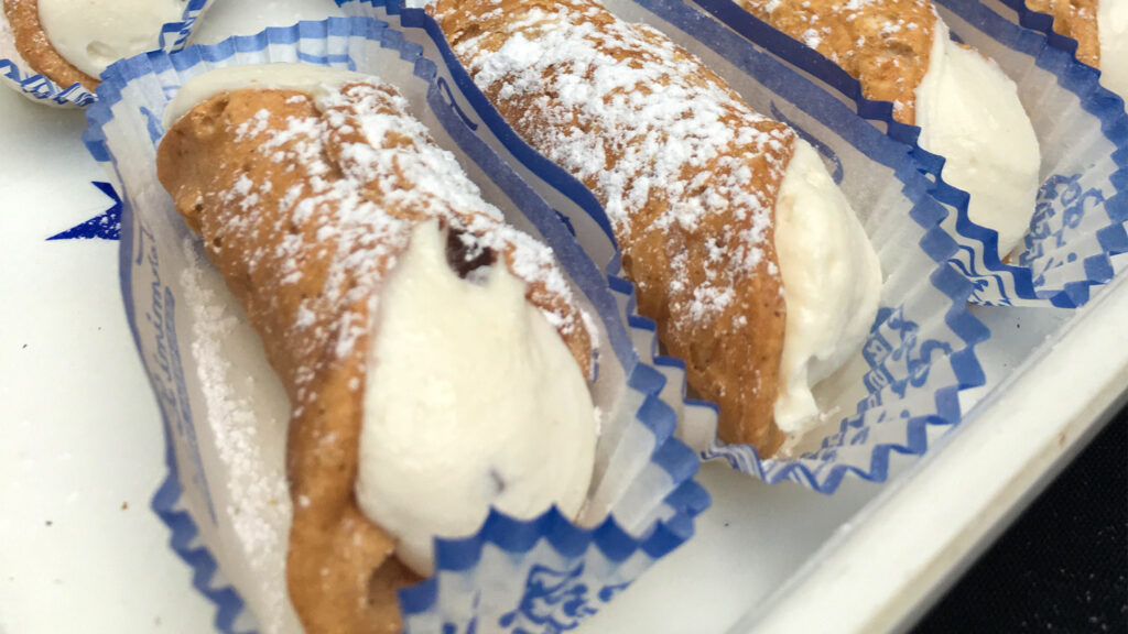 Cannoli from Termini Brothers.