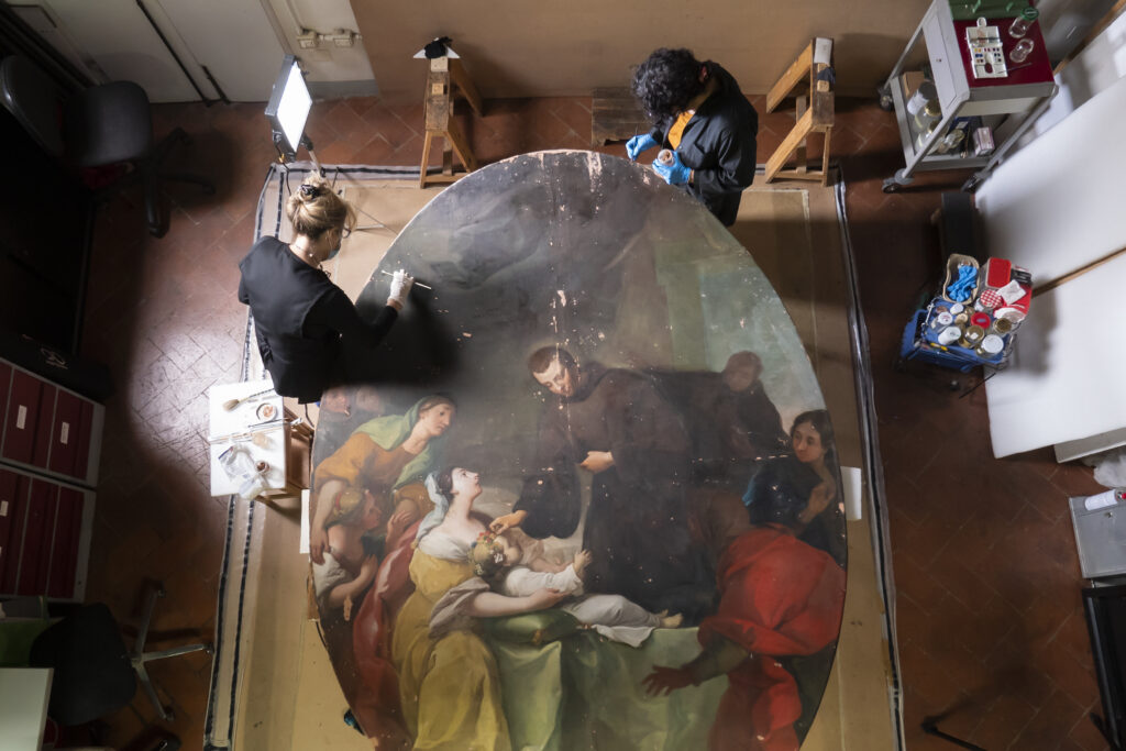 The final restoration project by the nonprofit Advancing Women Artists group features works by Violante Ferroni, an 18th century prodigy about whom little is known today. The final restoration project by the nonprofit Advancing Women Artists group features works by Violante Ferroni, an 18th century prodigy about whom little is known today.
