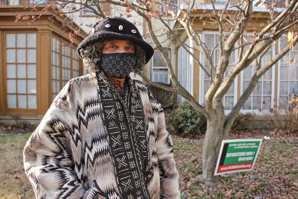 2021 01 13-e lee-maisha sullivan ongoza-philadelphia-reaction to capitol attack 1 Maisha Sullivan-Ongoza, 73, of Overbrook Park, says the attack on the Capitol was not surprising. 'I could see they were building up to it since Trump got elected,' she said. (Emma Lee/WHYY)