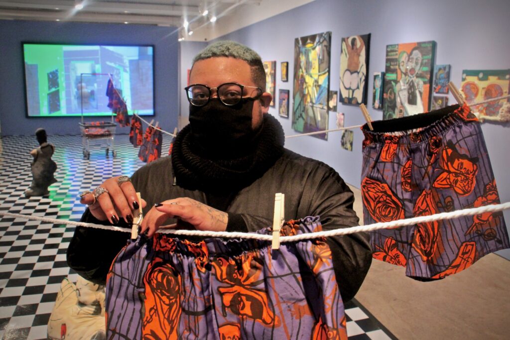 2021 01 21-e lee-jonathan lyndon chase-philadelphia fabric museum-big wash boxers Artist Jonathan Lyndon Chase