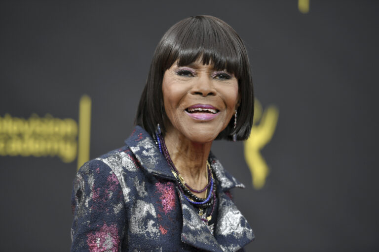 Cicely Tyson arrives at night two of the Creative Arts Emmy Awards on Sept. 15, 2019, in Los Angeles. (Photo by Richard Shotwell/Invision/AP, File)