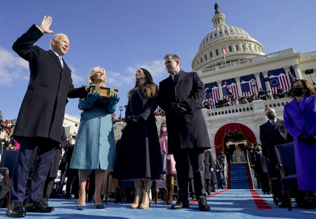 APTOPIX Biden Inauguration Joe Biden is sworn in as the 46th president of the United States by Chief Justice John Roberts