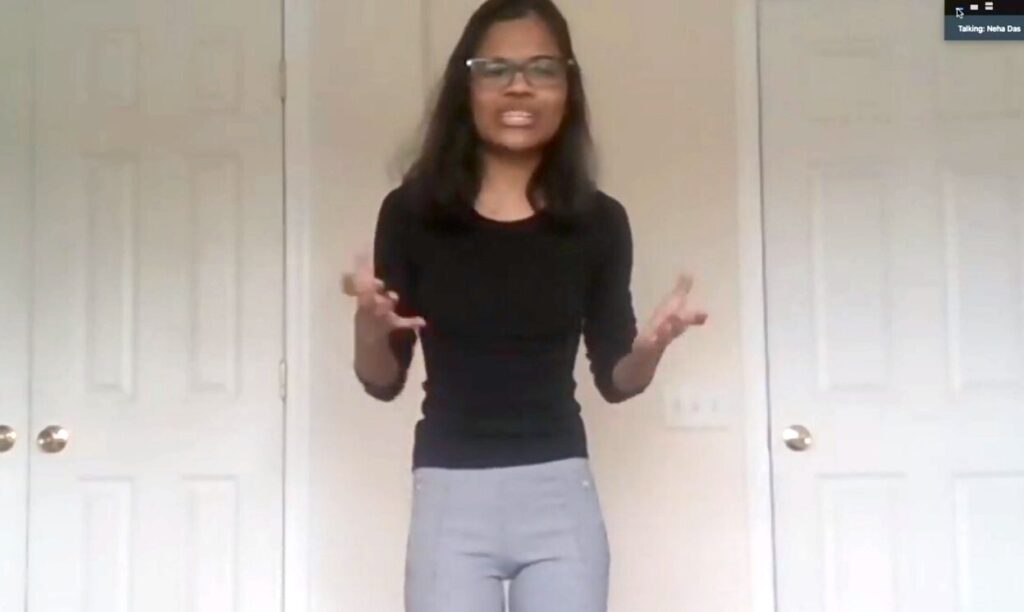 Das Neha Das won first prize in the MLK Voice 4 Youth contest for her speech challenging Euro-centric beauty standards entitled