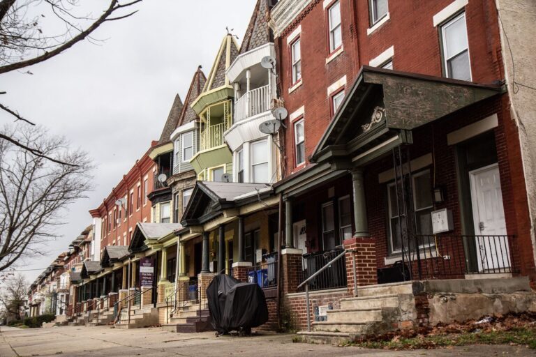 Homes across from Fairmount Park at 33rd and Clifford streets included in a new Strawberry Mansion Neighborhood Conservation Overlay District. (Kimberly Paynter/WHYY) (Kimberly Paynter/WHYY)