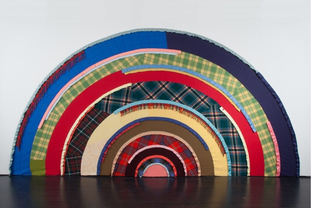 Maire Watt, Skywalker_0 Marie Watt, Skywalker/Skyscraper (Allegory), 2012. Featured in PAFA's Taking Space: Contemporary Women Artists and the Politics of Scale exhibit. (PAFA)
