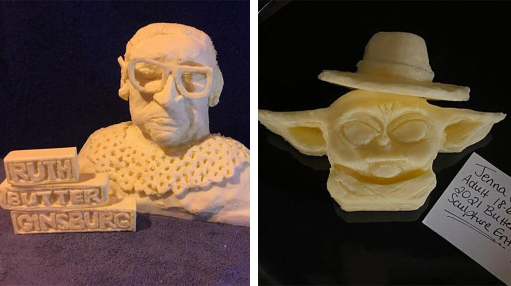 buttersculpture-yoda Ruth 'Butter' Ginsburg and Butter Baby Yoda