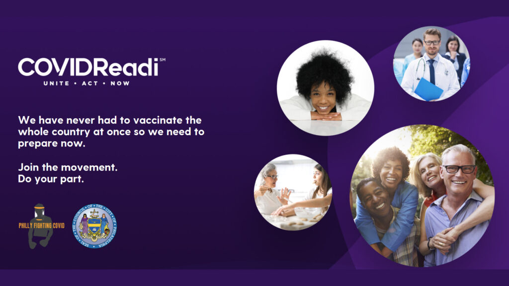 covidreadi-vaccinesignup Philly Fighting COVID has launched the city's first vaccine signup. (COVIDReadi)