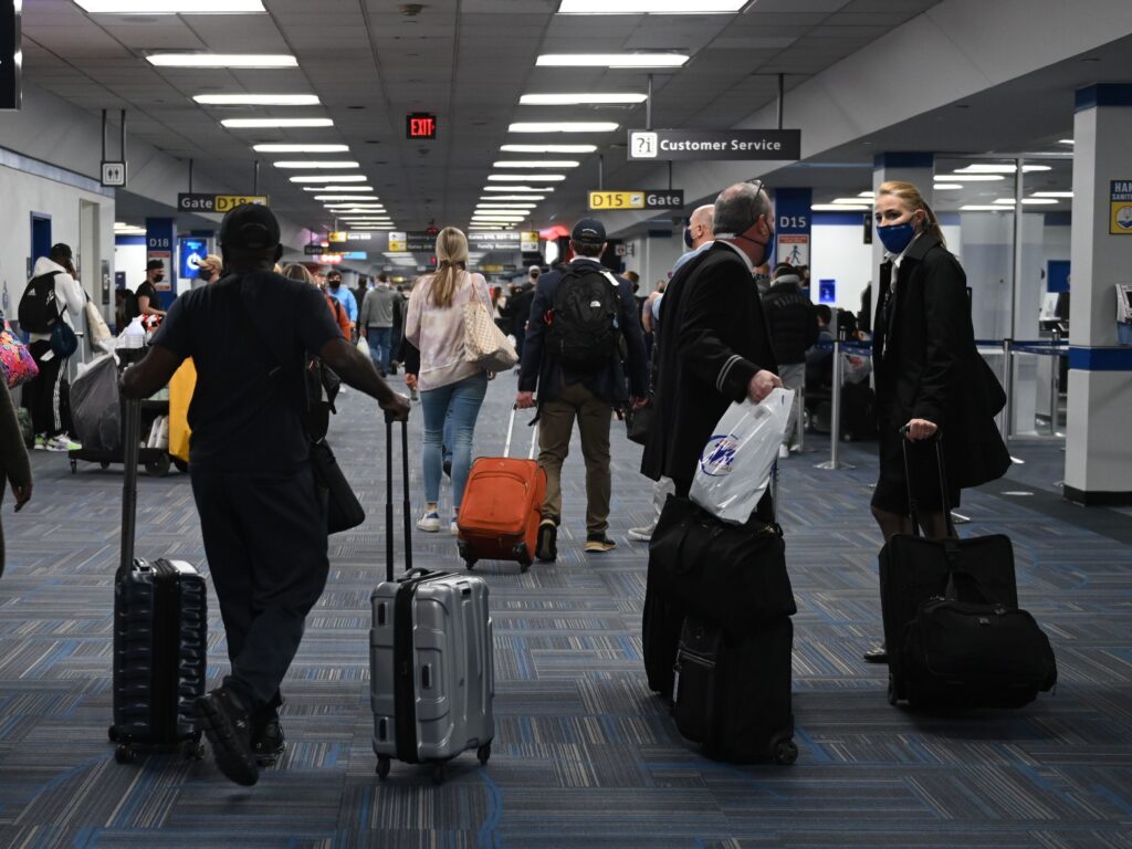 Dulles International Airport last month. The CDC will require all air passengers entering the U.S. to provide a negative COVID-19 test before boarding their flight. Dulles International Airport last month. The CDC will require all air passengers entering the U.S. to provide a negative COVID-19 test before boarding their flight.