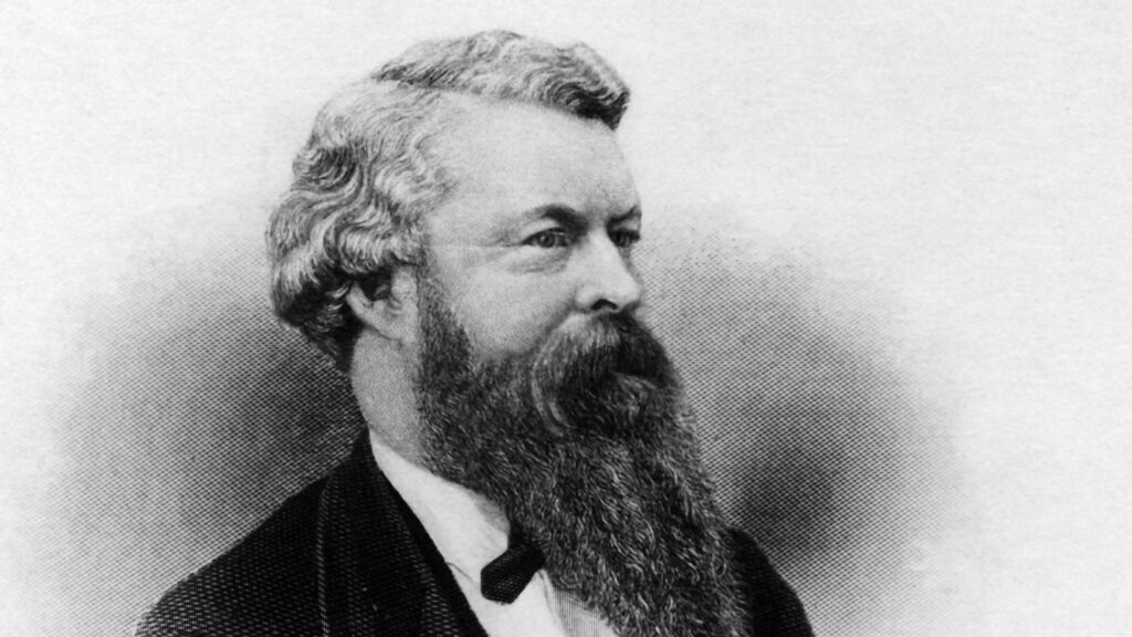 An engraved portrait of William Belknap, a secretary of war who was impeached in 1876 after he tearfully resigned. An engraved portrait of American Politician and soldier William Worth Belknap, (1829-1890), circa 1880s. (Photo by Kean Collection/Getty Images)