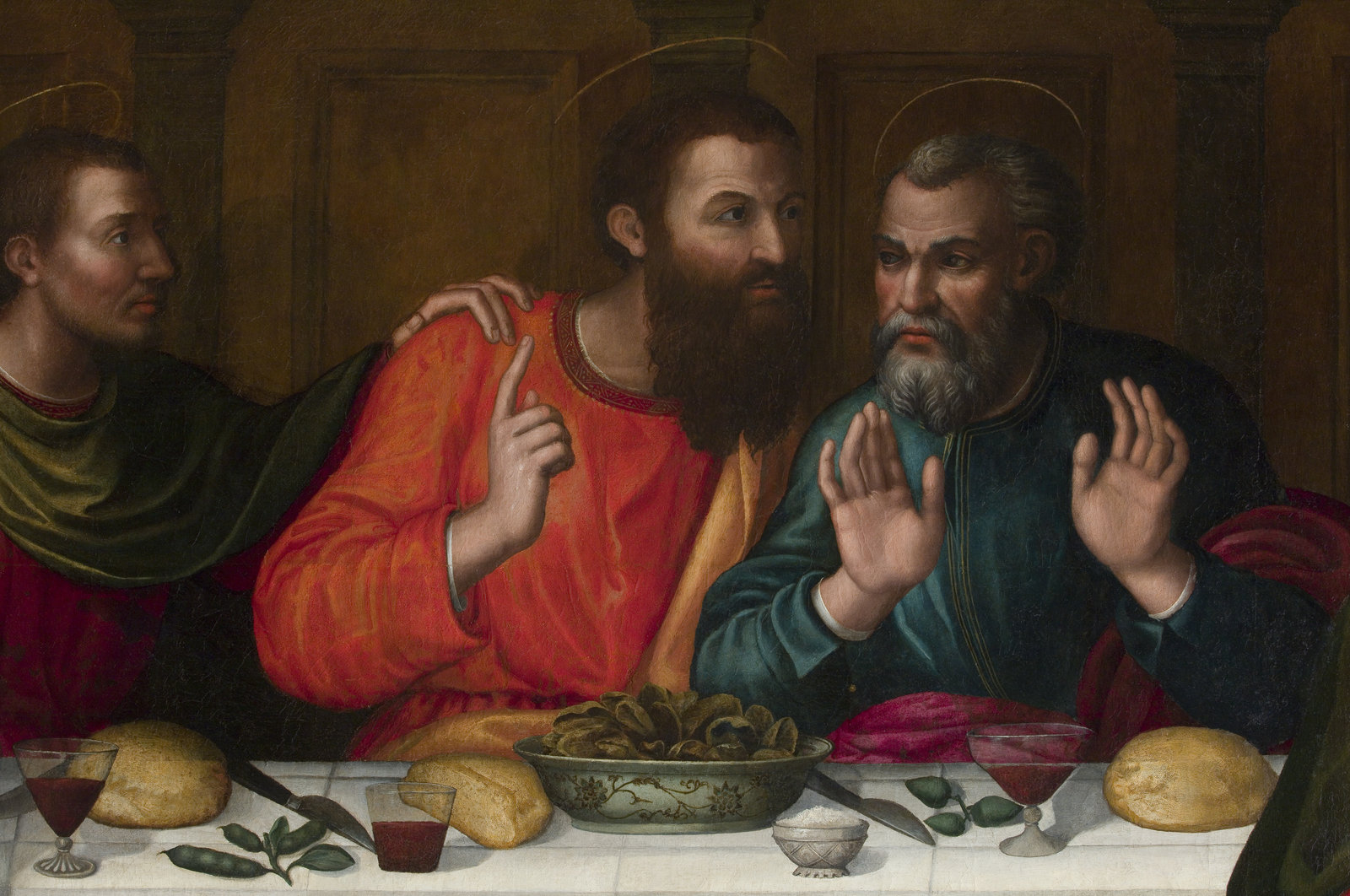 Nelli's Apostles restored, possibly showing Thomas and Peter.