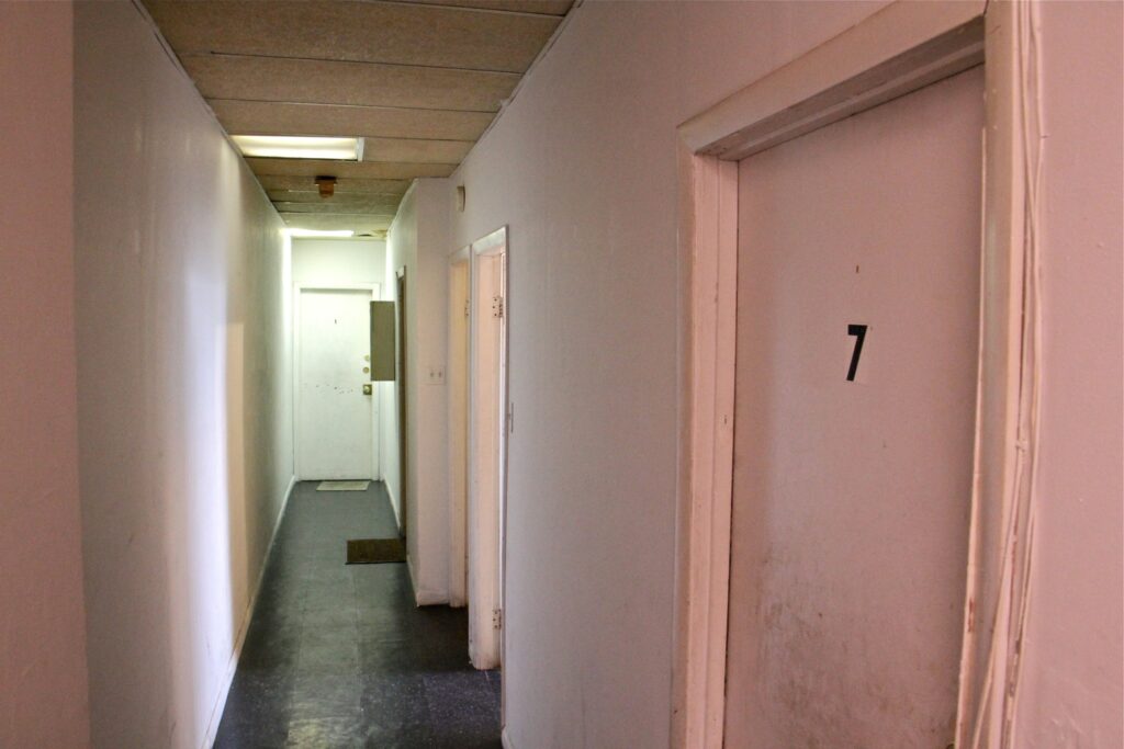2019 03 21-e lee-philadelphia-rooming house A 2019 file photo of a North Philadelphia rooming house. Many returning citizens live in unregulated rooming houses because they have few other options. (Emma Lee/WHYY)