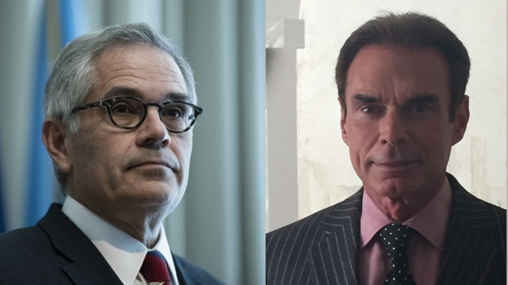 Krasner-peruto Philadelphia District Attorney Larry Krasner (left) and defense attorney A. Charles Peruto. (Matt Rourke/AP Photo; peruto.com)