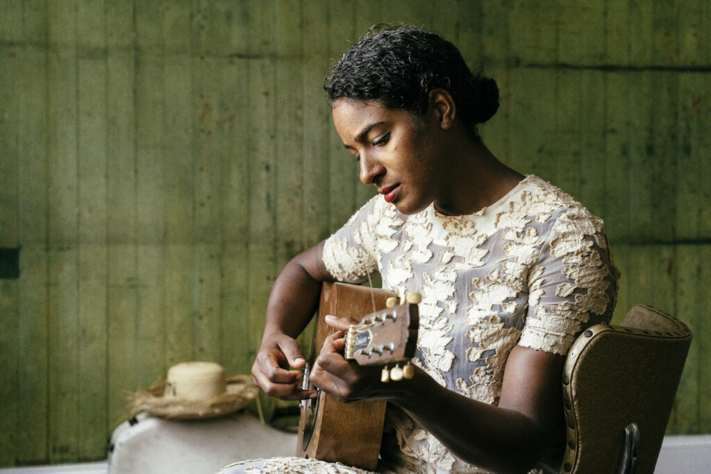 Leyla McCalla, narrator of the radio program Kanaval: Haitian Rhythms (Courtesy of Rush Jagoe)