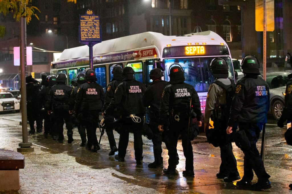 PA_state_police_charles_fox_inky_021721 Pennsylvania State Troopers are pictured in Philadelphia