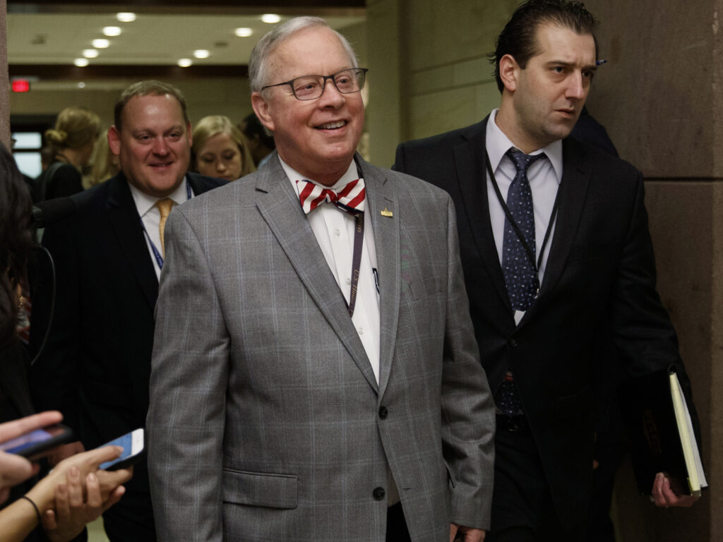 Texas Republican Rep. Ron Wright battled both cancer and COVID-19, and became the first lawmaker to die from the virus on Sunday. (Carolyn Kaster/AP)