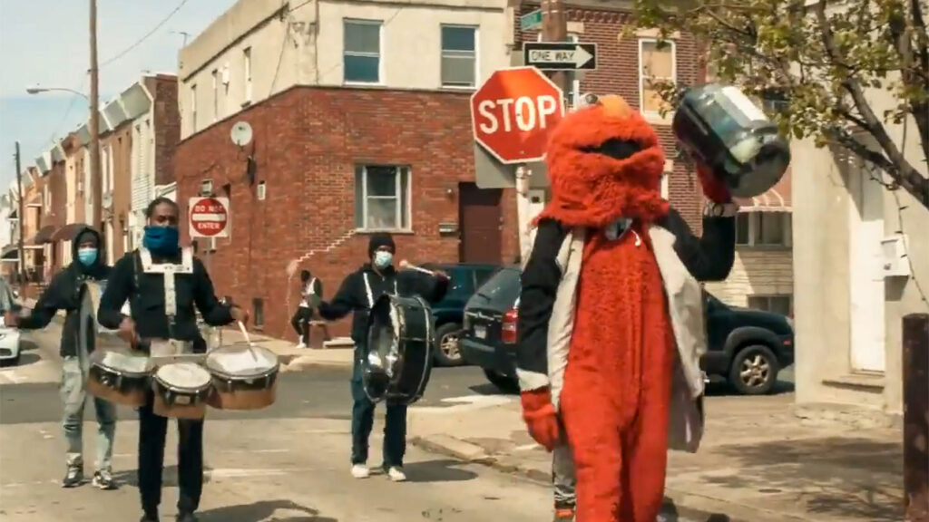 elmodrumline-southphilly-hate5six-01 (1) Positive Movement Entertainment is better known as the 'Philly Elmo drumline' (Screenshot via Hate5Six via YouTube)